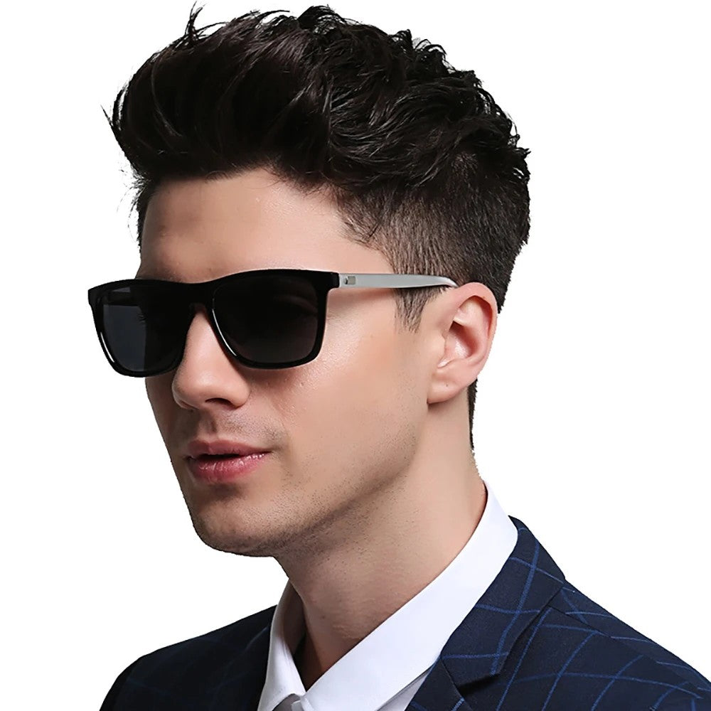 🕶️ VantaDrive  – Polarized Square Luxe Sunglasses